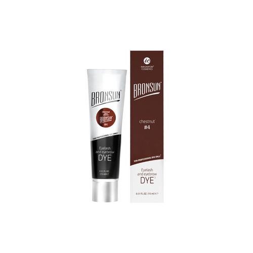 Bronsun lash and brow dye tint, highly pigmented stains the skin up to 7 days and hairs up tp 7 weeks. south africa